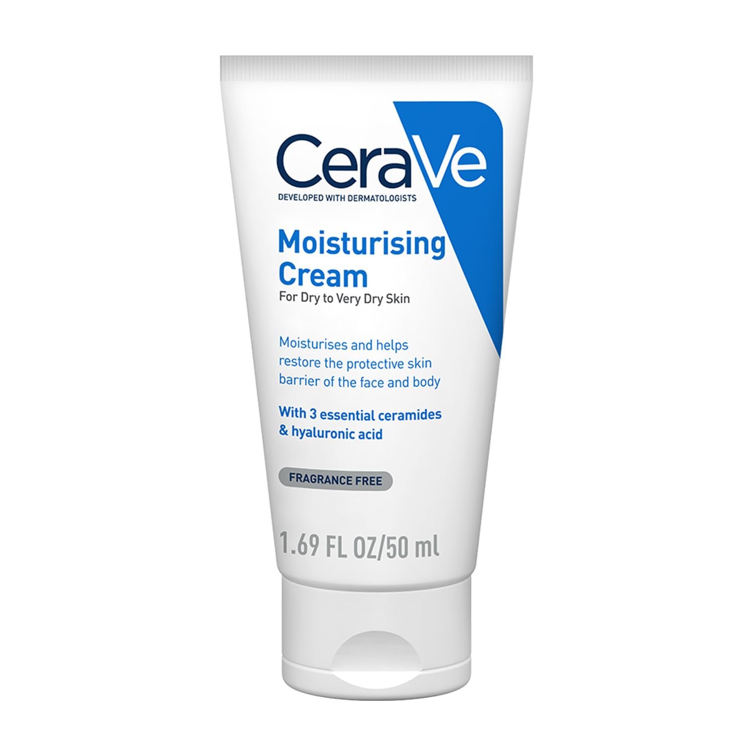 CeraVe Moisturizing Cream with Ceramides and Hyaluronic Acid 50ml - product photograph showing the exact Amazon India variant