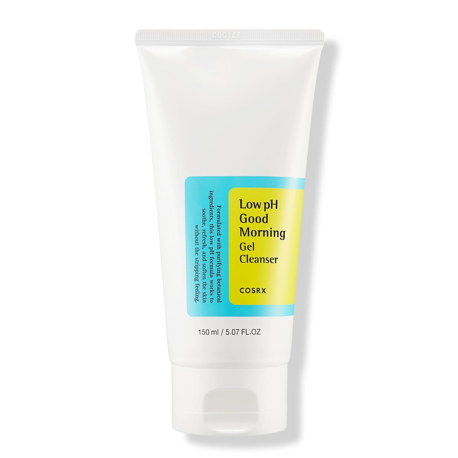 Official product photograph of COSRX Low pH Good Morning Gel Cleanser 150ml