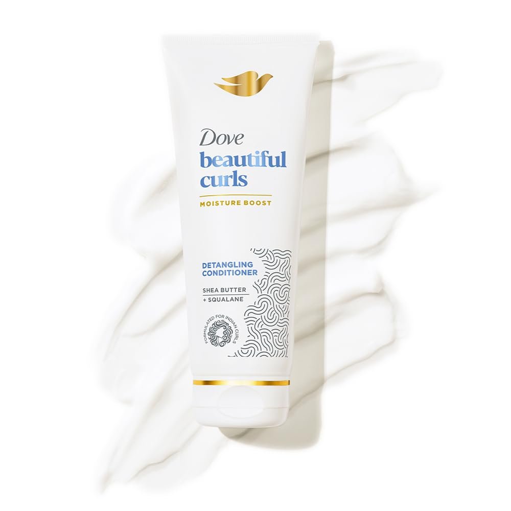Official product photograph of Dove Beautiful Curls Detangling Conditioner 380ml