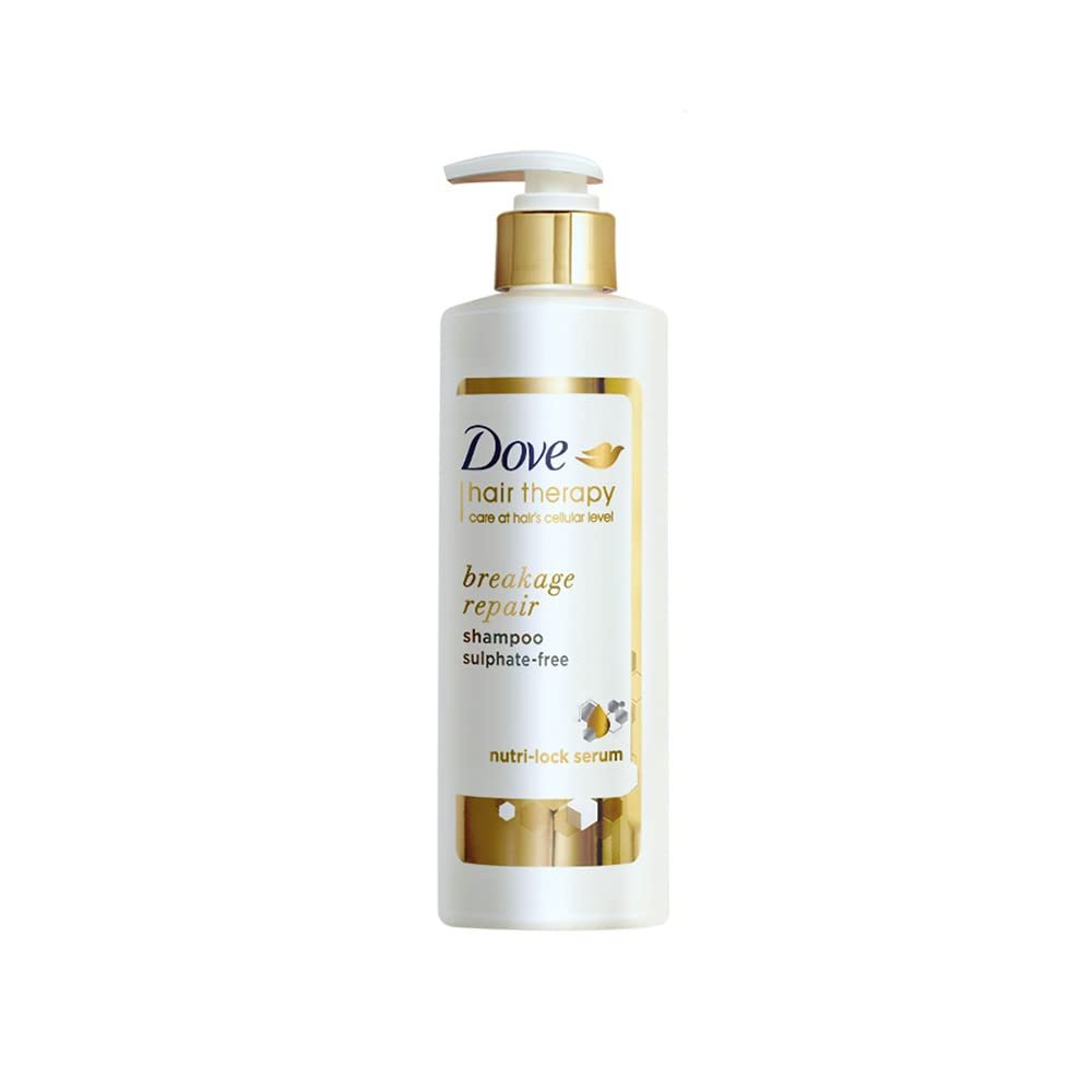 Official product photograph of Dove Hair Therapy Breakage Repair Shampoo 380ml