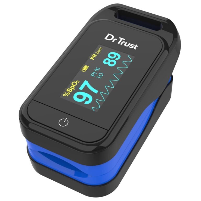 Dr Trust Pulse Oximeter 218 with OLED Display — product photo showing the listed model or variant