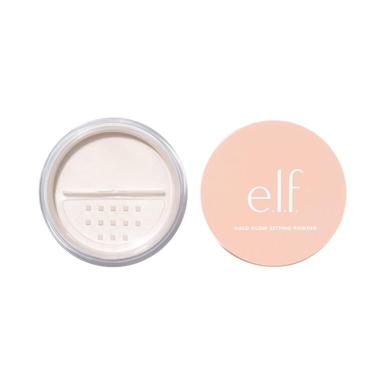 e.l.f. Halo Glow Setting Powder Light 6.8g product packaging or equipment in the correct model and variant