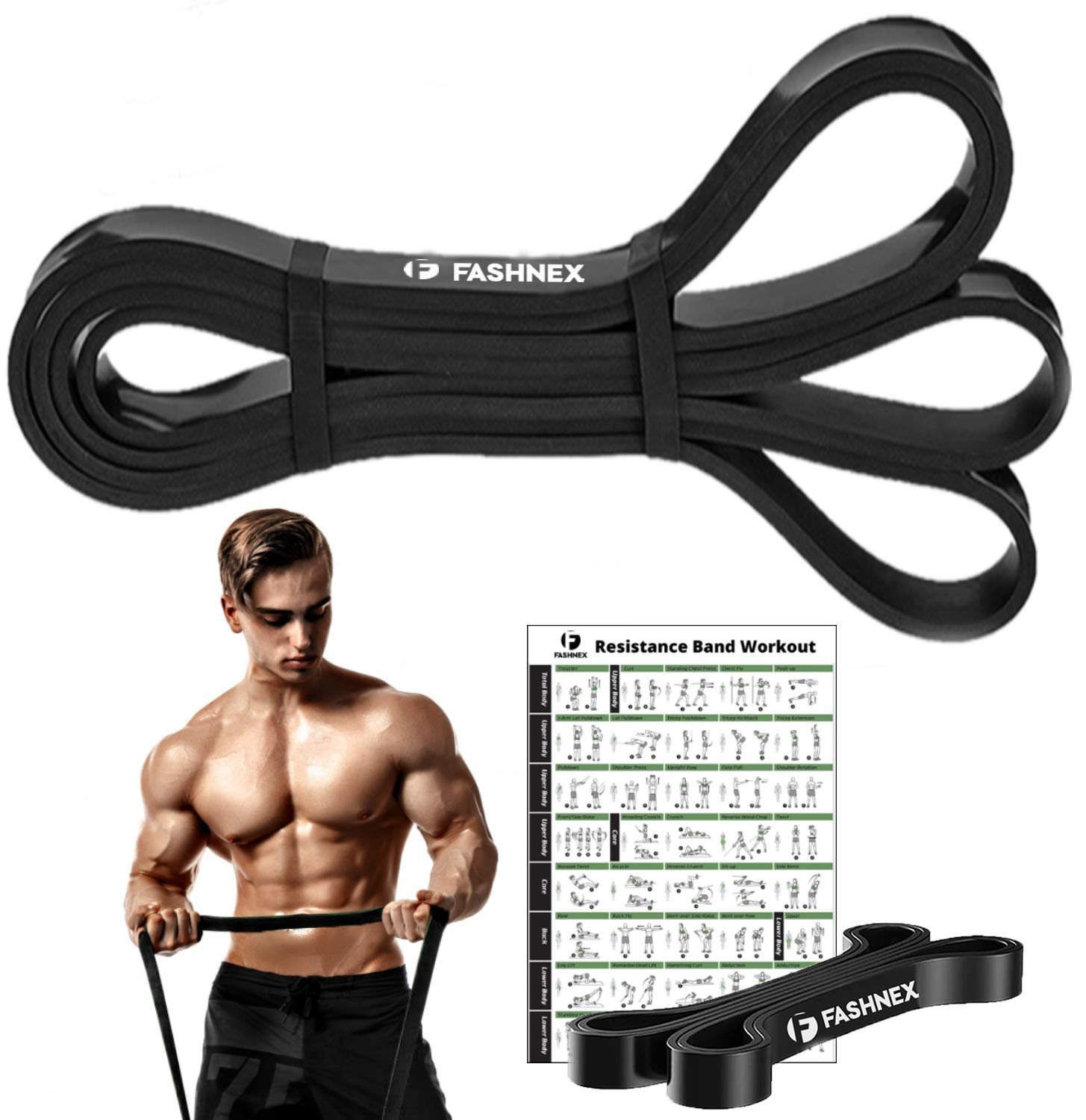 FASHNEX Power Pull-Up Assistance Resistance Band — product photo showing the listed model or variant