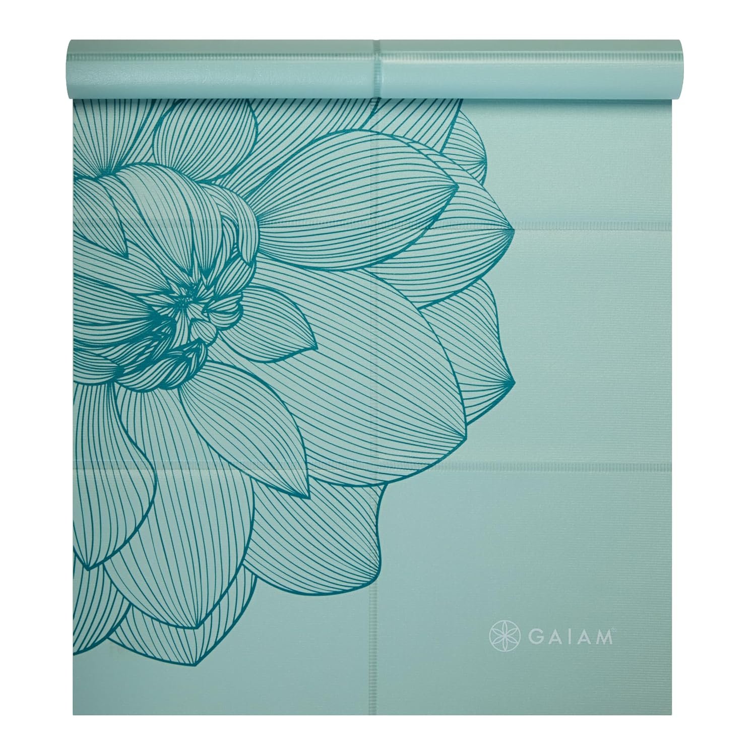 Gaiam Folding Travel Yoga Mat — exact product package and variant photograph