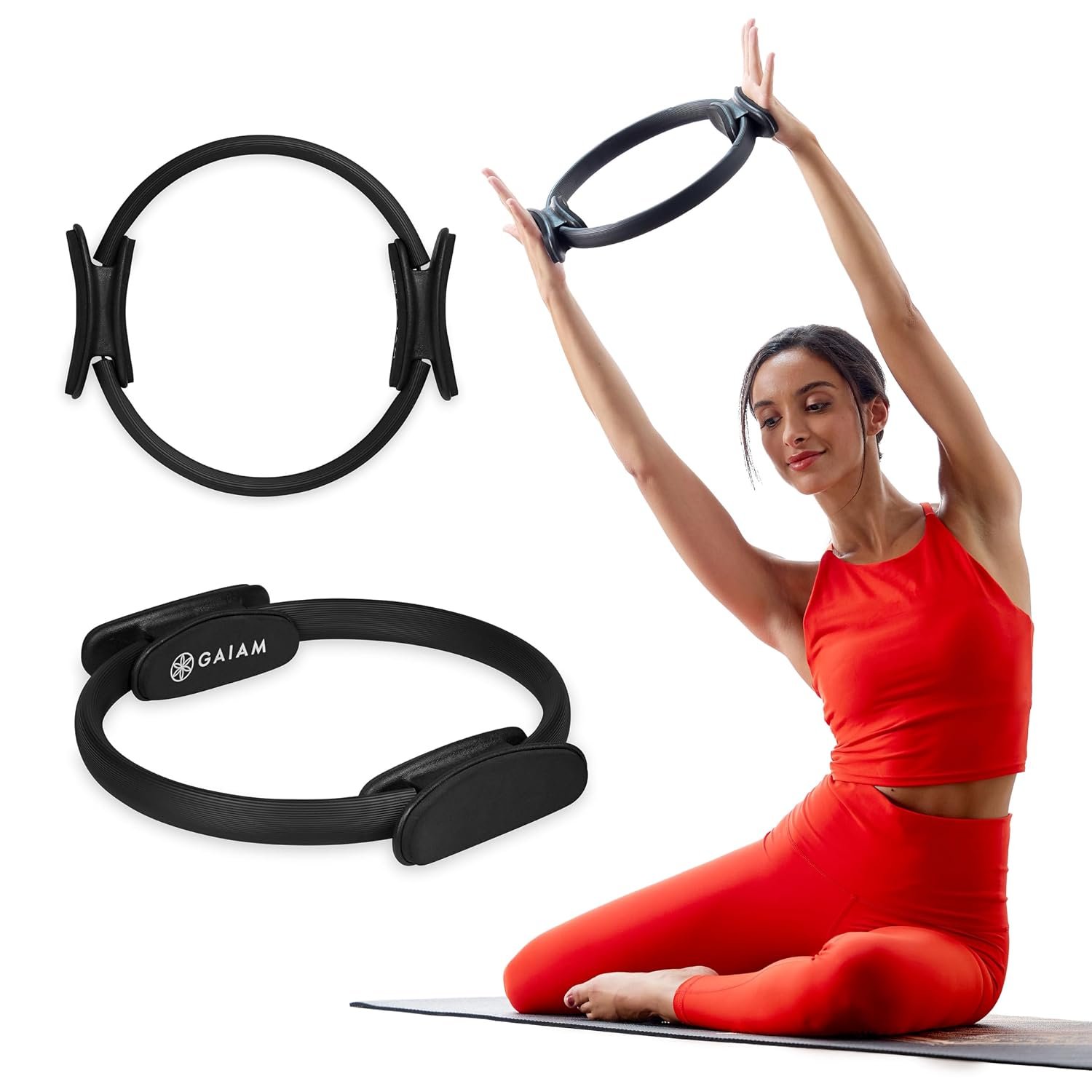 Gaiam Pilates Ring 15 inch Black 05-63872 - Pilates Rings product