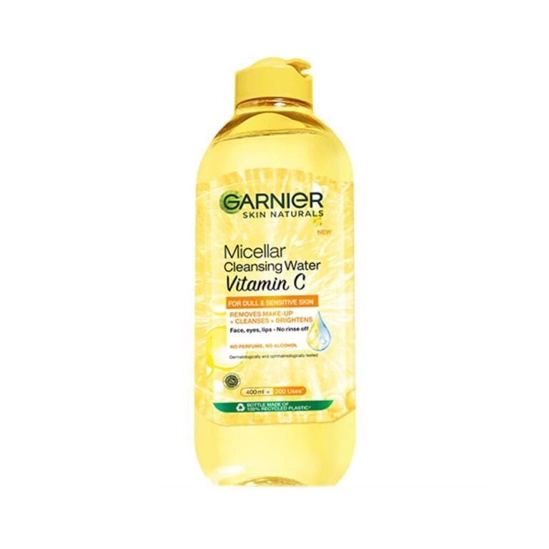 Garnier Micellar Cleansing Water Vitamin C 400ml product packaging or equipment in the correct model and variant