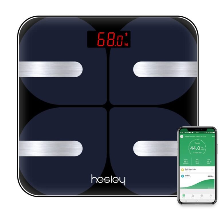 Hesley Premium Smart Bluetooth Body Fat Weighing Scale — product photo showing the listed model or variant