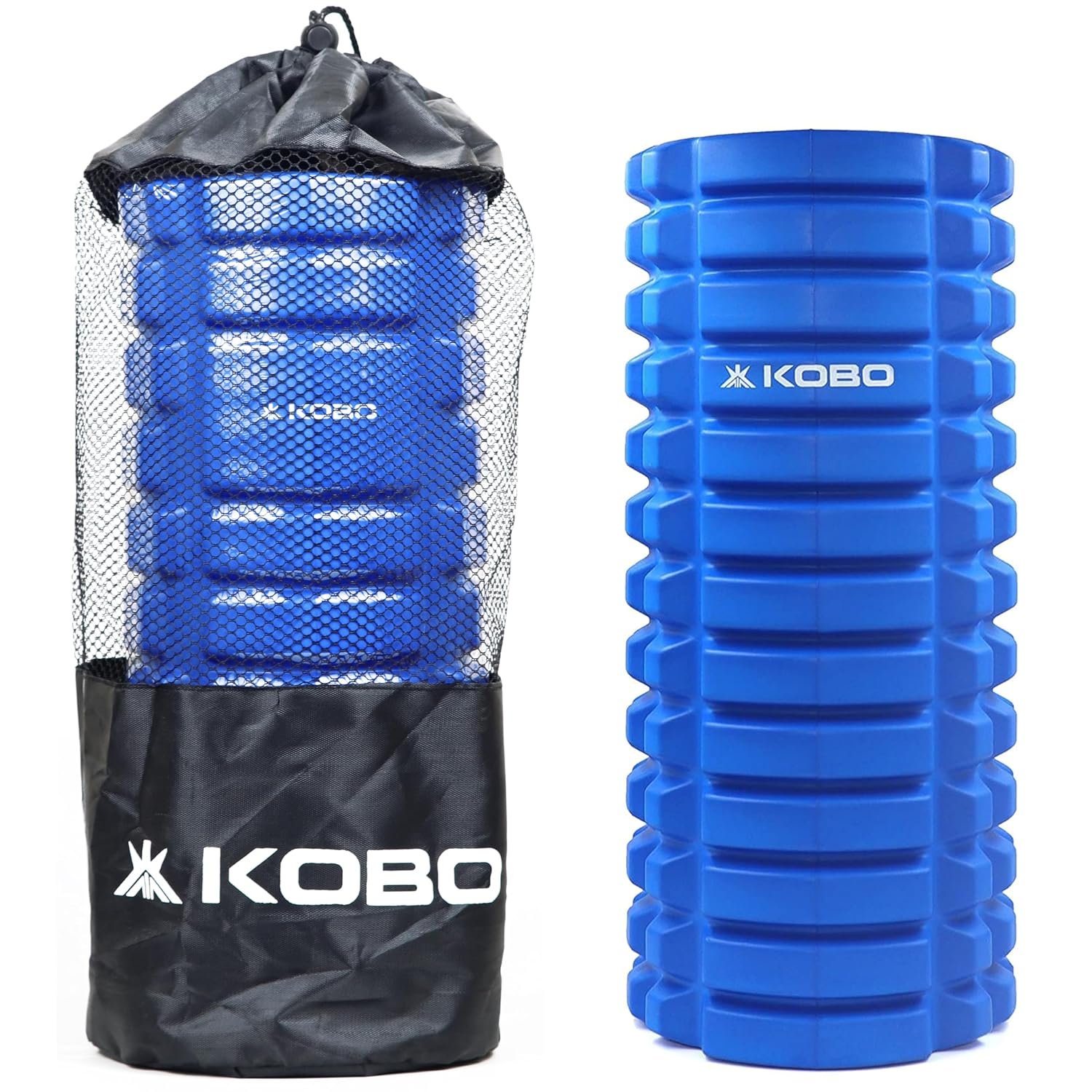 KOBO AC-44 High Density 13 Inch Textured Foam Roller - product photograph showing the exact Amazon India variant