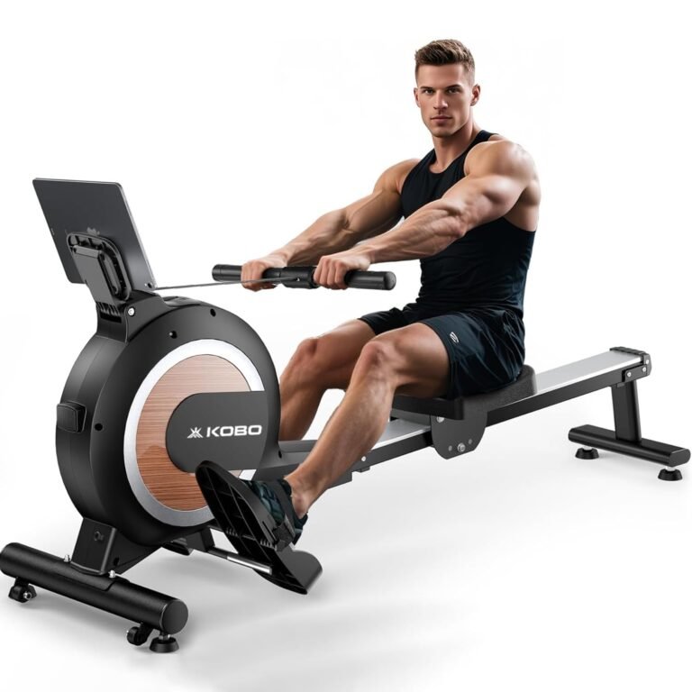 Official product photograph of KOBO Magnetic Rowing Machine with 4kg Flywheel
