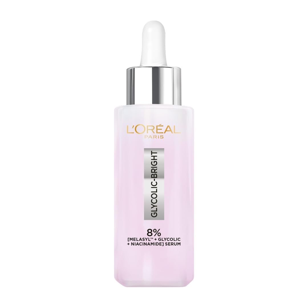 Official product photograph of L'Oreal Paris Glycolic Bright Glowing Serum 30ml