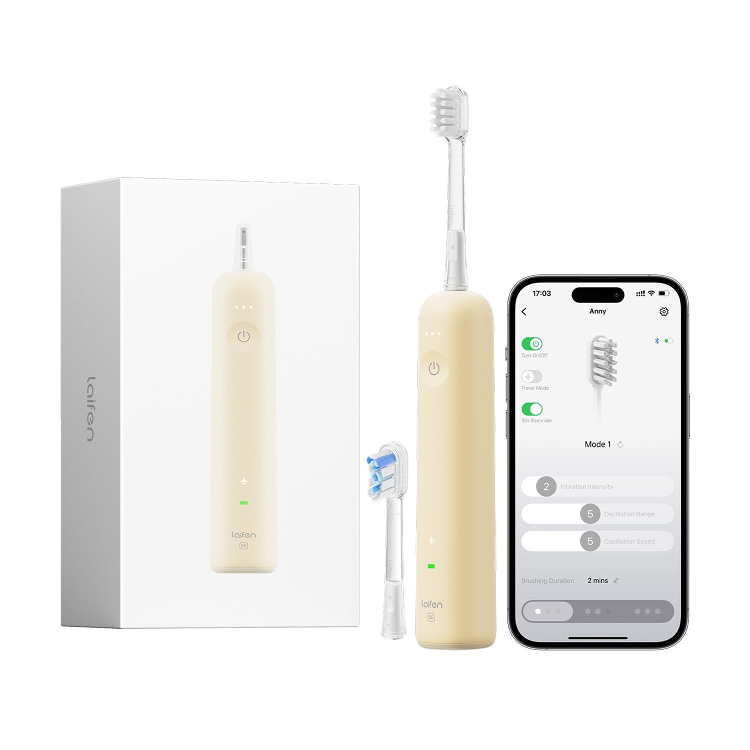 Laifen Wave Electric Toothbrush with Oscillation and Vibration — product photo showing the listed model or variant