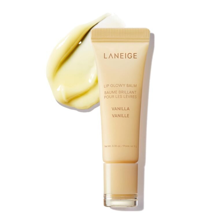 Official product photograph of LANEIGE Lip Glowy Balm Berry 10g