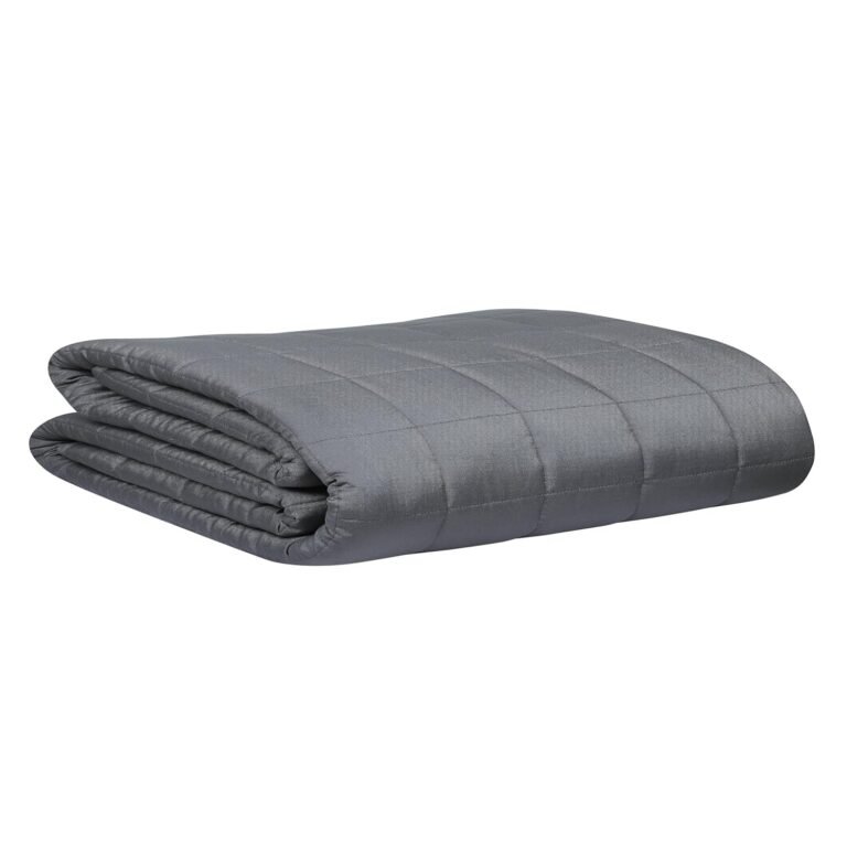 Mysa Sleep 5kg Cotton Weighted Blanket Grey 54 x 80 inch 10 lb - Weighted Blankets product