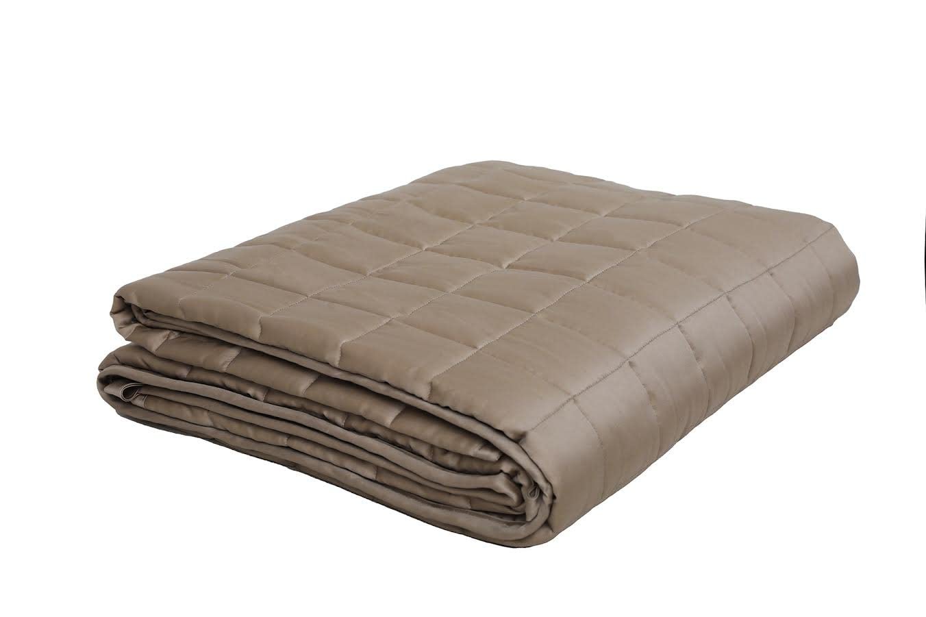 Mysa Sleep Cooling Weighted Blanket Tencel Beige 58 x 80 inch 15 lb - Weighted Blankets product