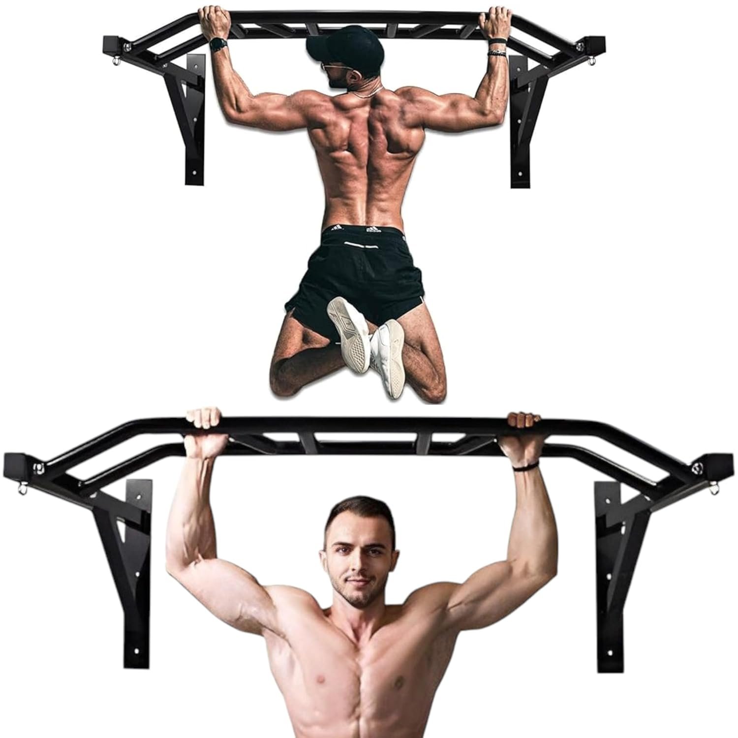 NOVIAN FITNESS Wall Mounted Pull Up Bar & Dip Station 350kg - Power Towers product