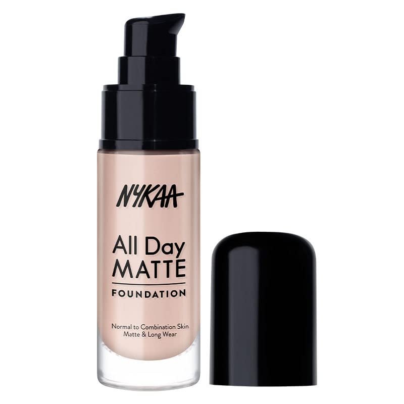 Nykaa All Day Matte Long Wear Liquid Foundation Petal 04 — product photo showing the listed model or variant