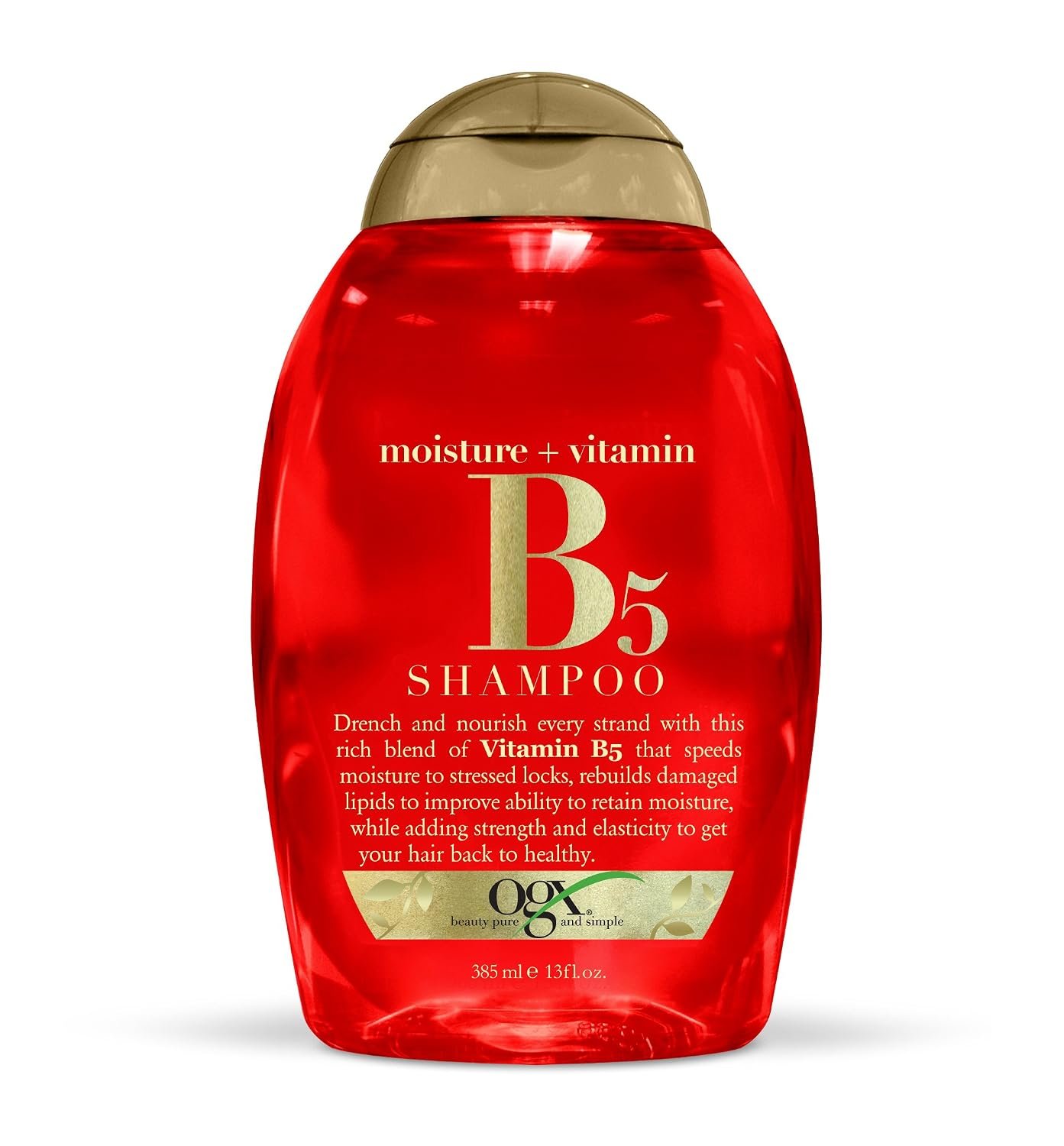 OGX Moisture Plus Vitamin B5 Shampoo 385ml — product photo showing the listed model or variant