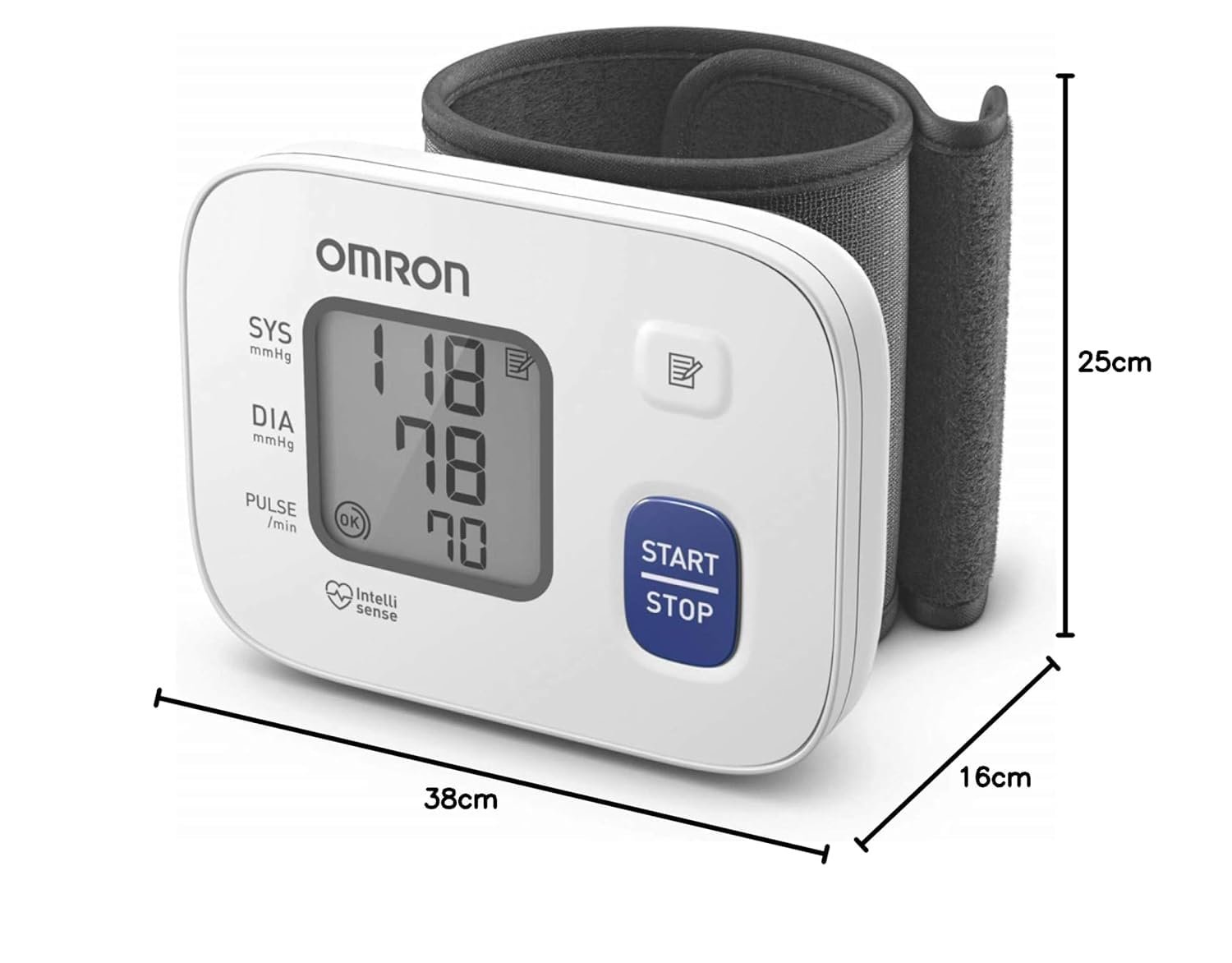 Omron HEM-6161 Automatic Wrist Blood Pressure Monitor — product photo showing the listed model or variant