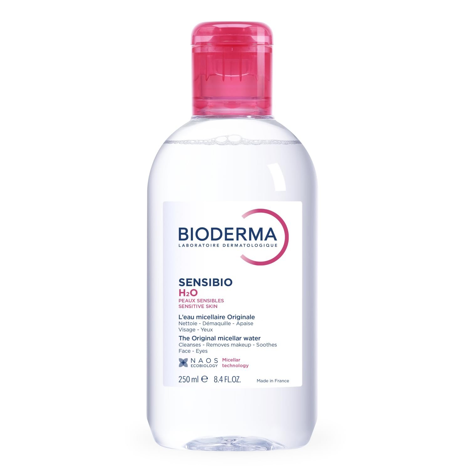 Bioderma Sensibio H2O Micellar Water 250ml product packaging or device