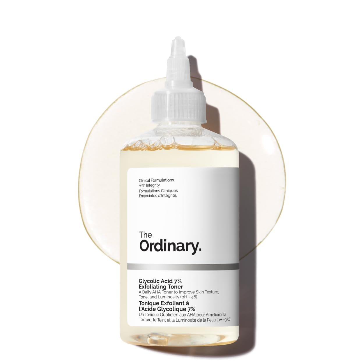 The Ordinary Glycolic Acid 7% Exfoliating Toner 240ml product packaging or product view