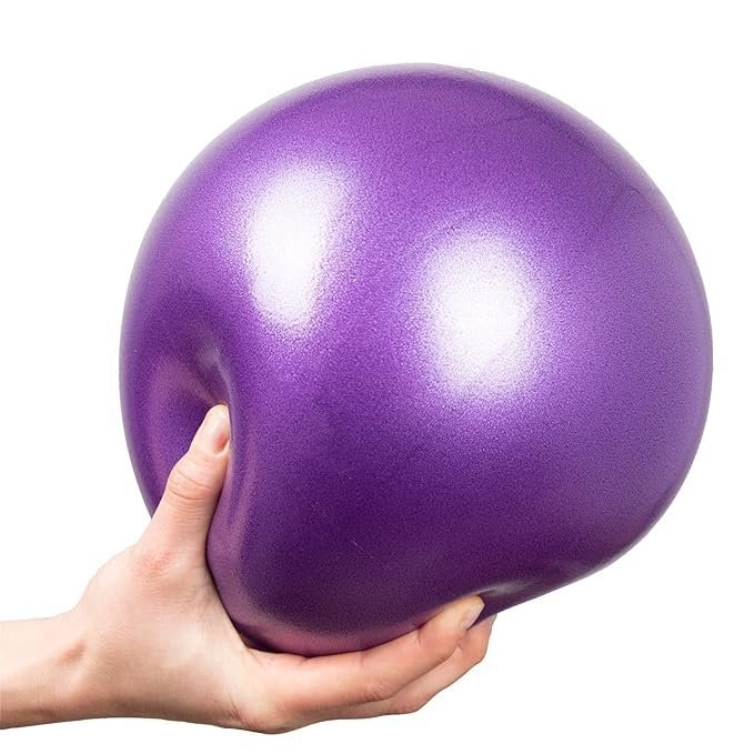QUALIZA Mini Yoga Exercise Ball 25cm product packaging or device