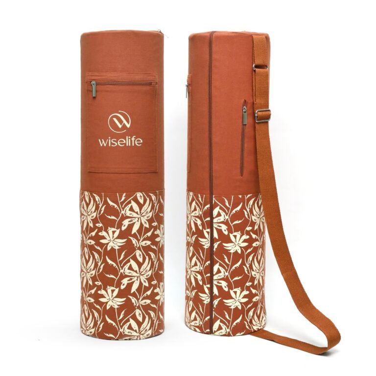 WiseLife Yoga Mat Premium Carry Bag Brown product packaging or device