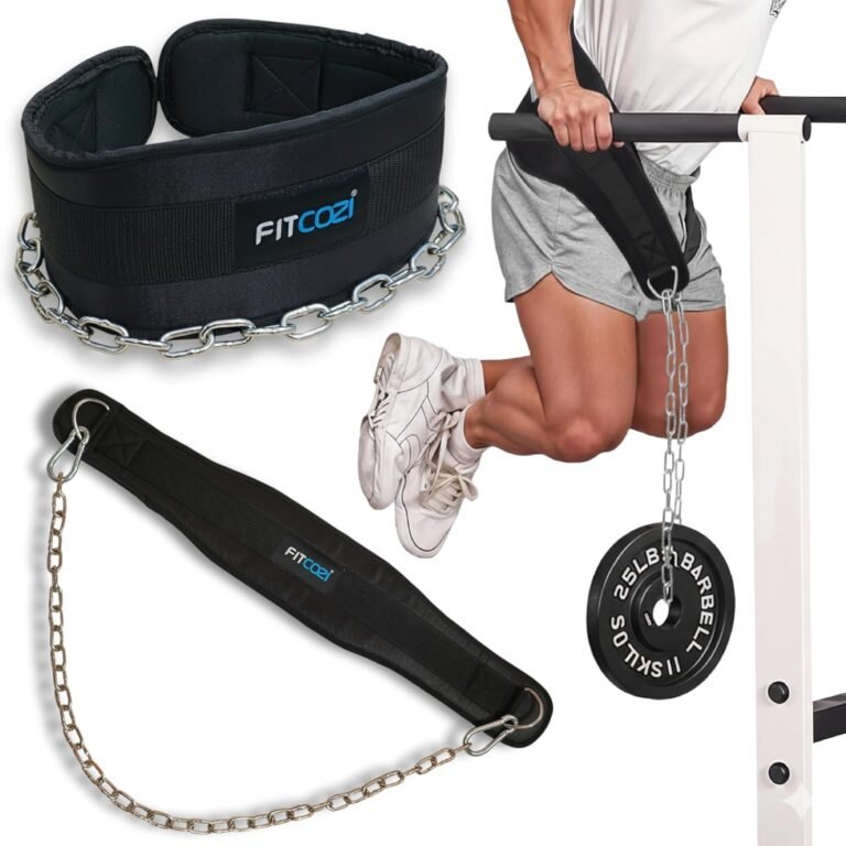 Fitcozi Dip Belt with 36 Inch Steel Chain product packaging or device