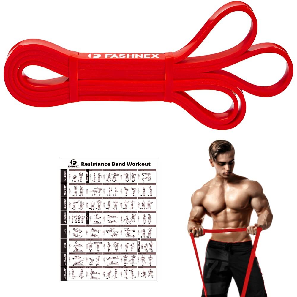 FASHNEX Light Resistance Loop Exercise Band product packaging or device