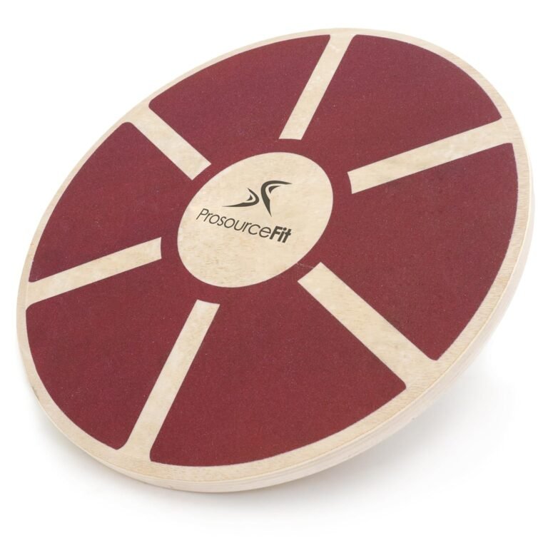 ProsourceFit Wooden Wobble Balance Board 15.75 Inch product packaging or device