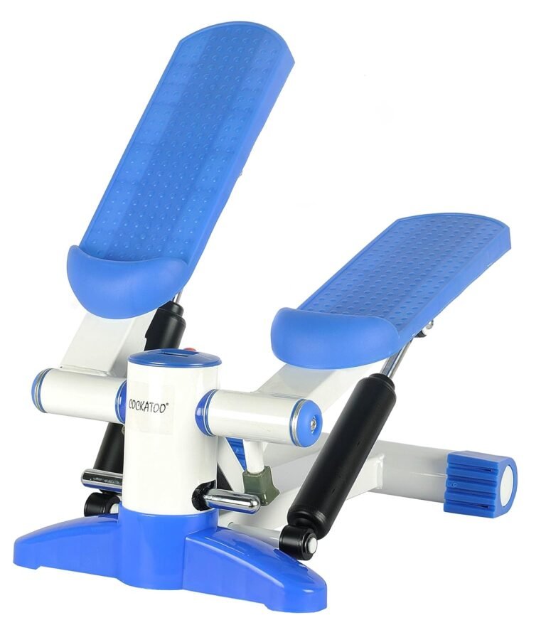 Cockatoo Mini Elliptical Pedal Stepper with Resistance Bands product packaging or device