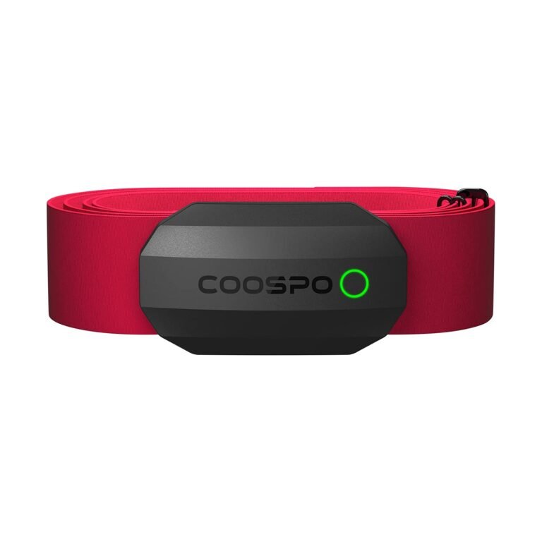 COOSPO H808S Bluetooth ANT+ Heart Rate Monitor Chest Strap product packaging or device