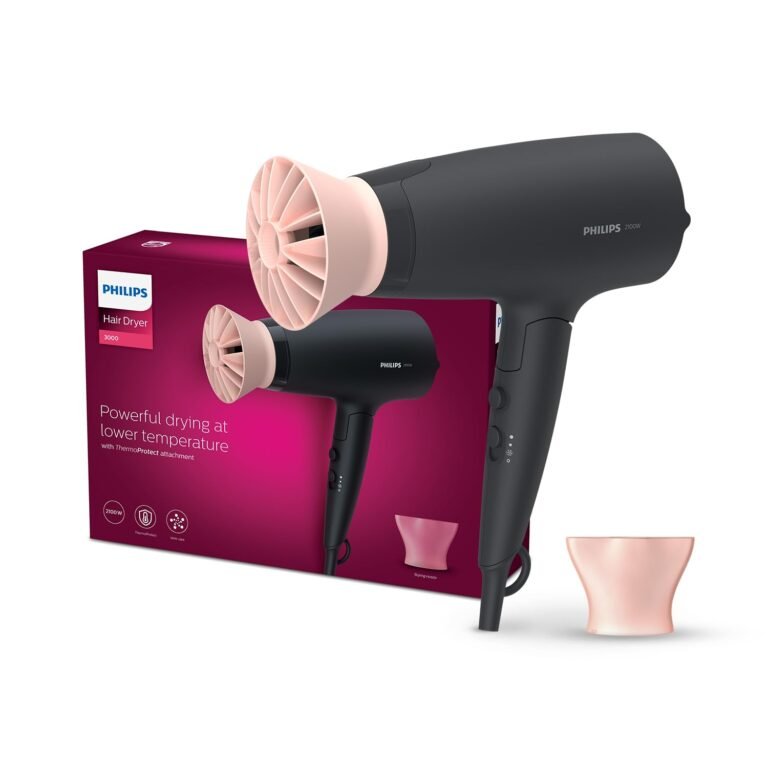 Philips ThermoProtect Hair Dryer BHD356/10 2100W product packaging or device