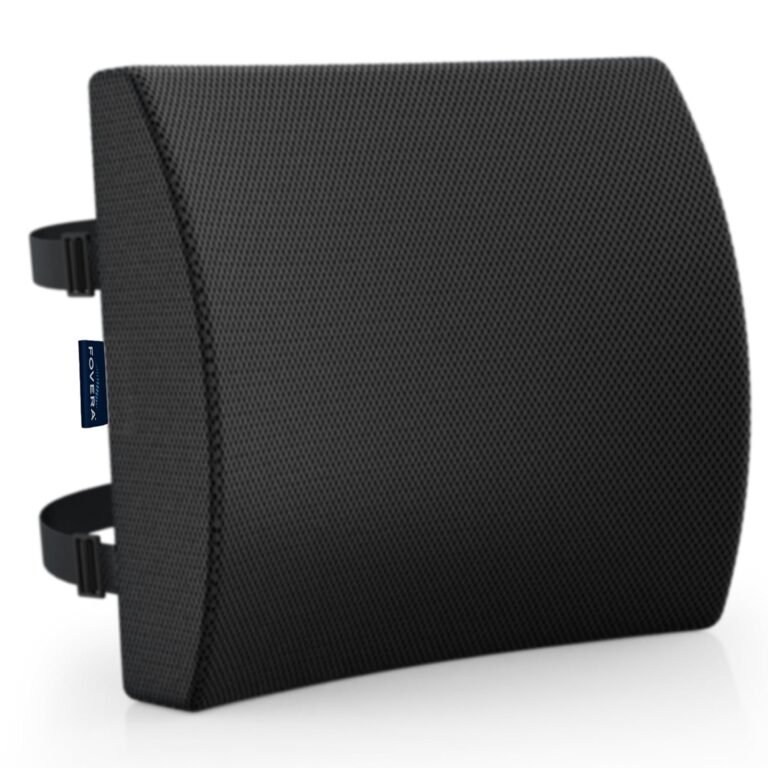 FOVERA Memory Foam Lumbar Support Cushion product packaging or product view