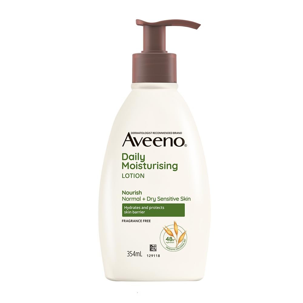 Aveeno Daily Moisturizing Lotion 354ml product packaging or device photograph