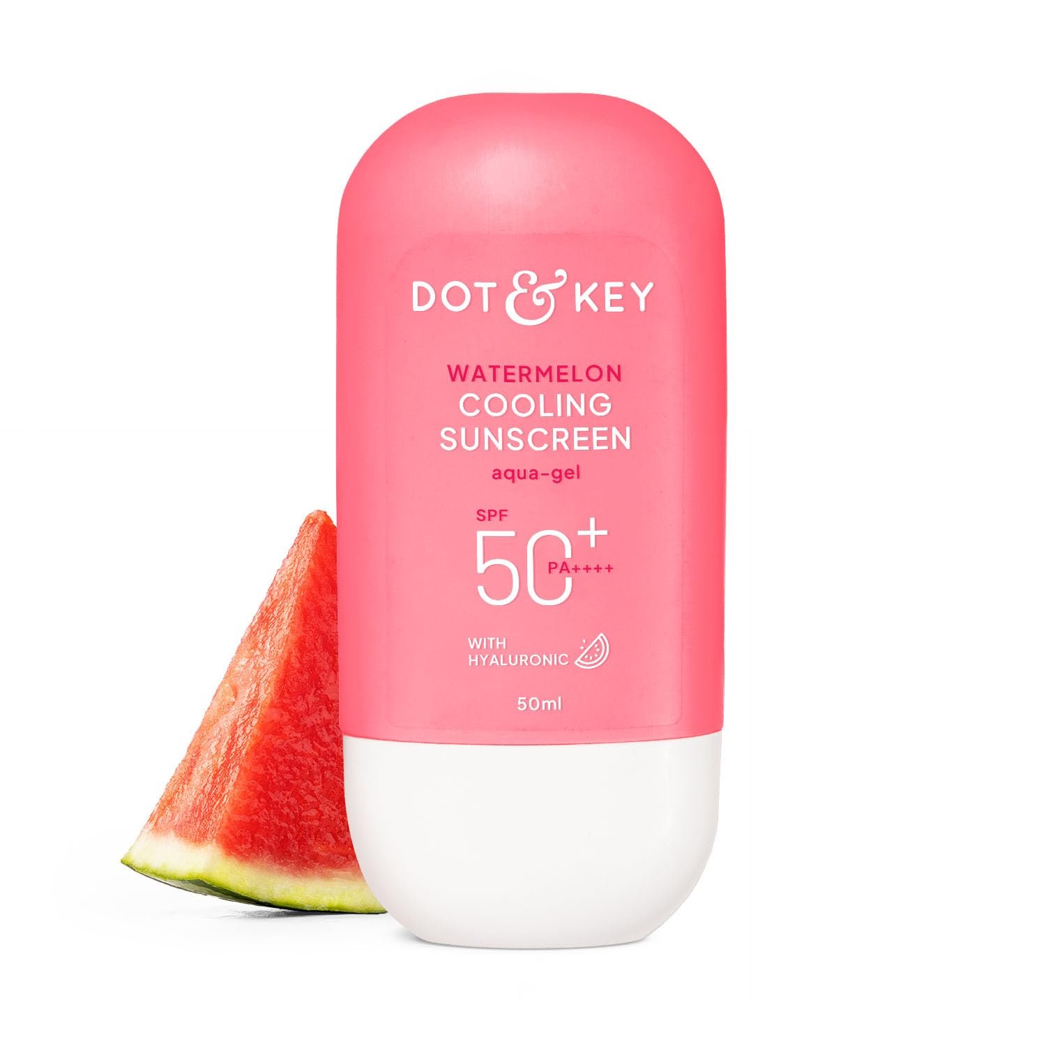 Dot & Key Watermelon Cooling Sunscreen SPF 50+ PA++++ 50g product packaging or device photograph