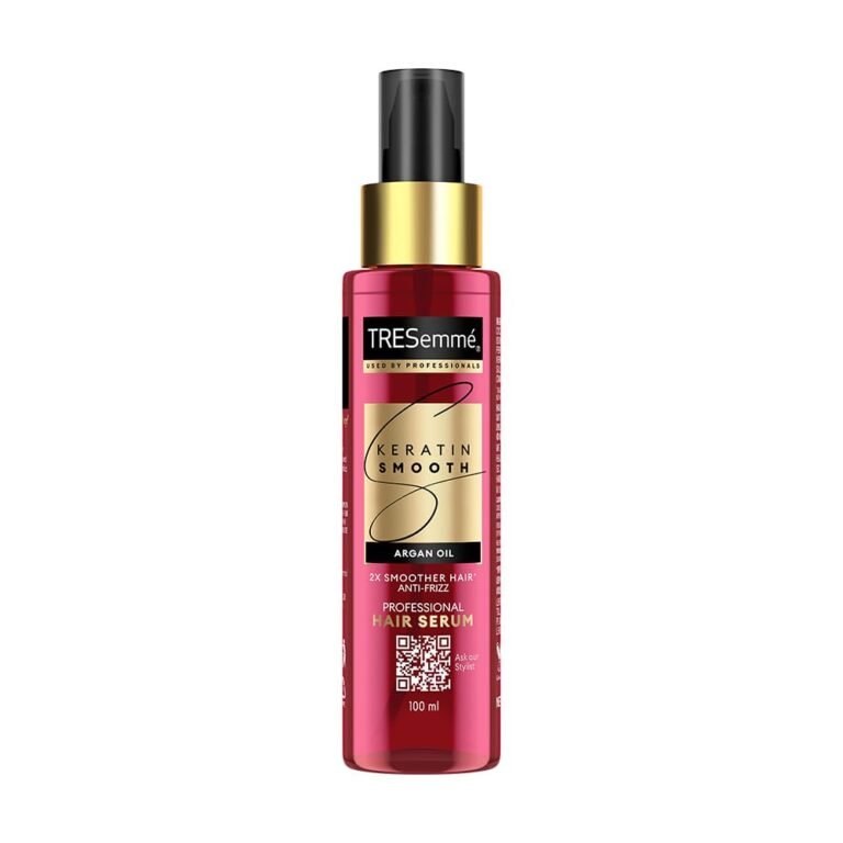 TRESemmé Keratin Smooth Anti-Frizz Hair Serum 100ml product packaging or device photograph