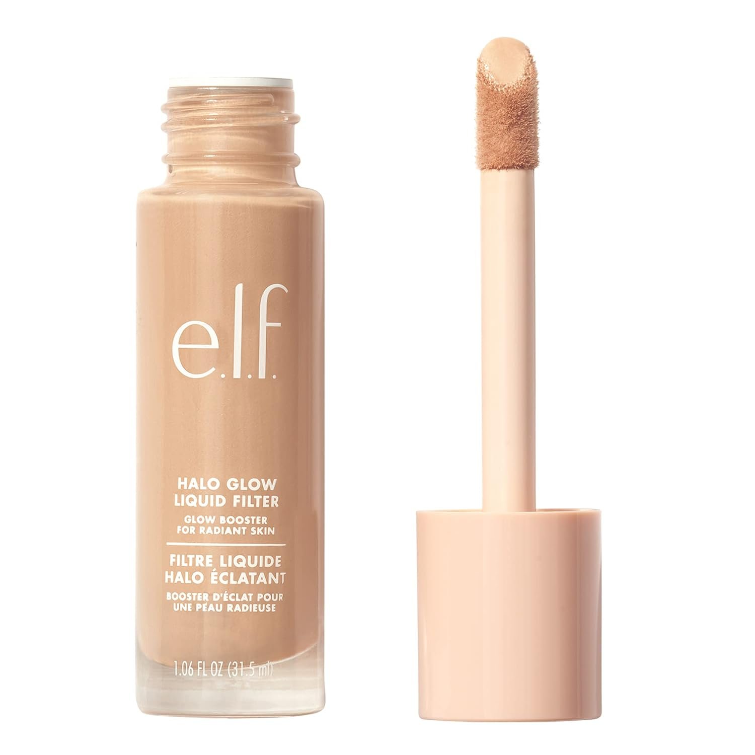e.l.f. Halo Glow Liquid Filter Shade 3 Light Medium 31.5ml product packaging or device photograph