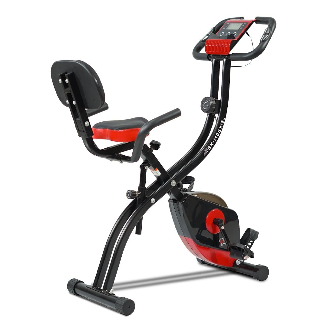 PowerMax Fitness PowerMax Fitness BX-110SX Foldable Magnetic Exercise Bike genuine product photograph