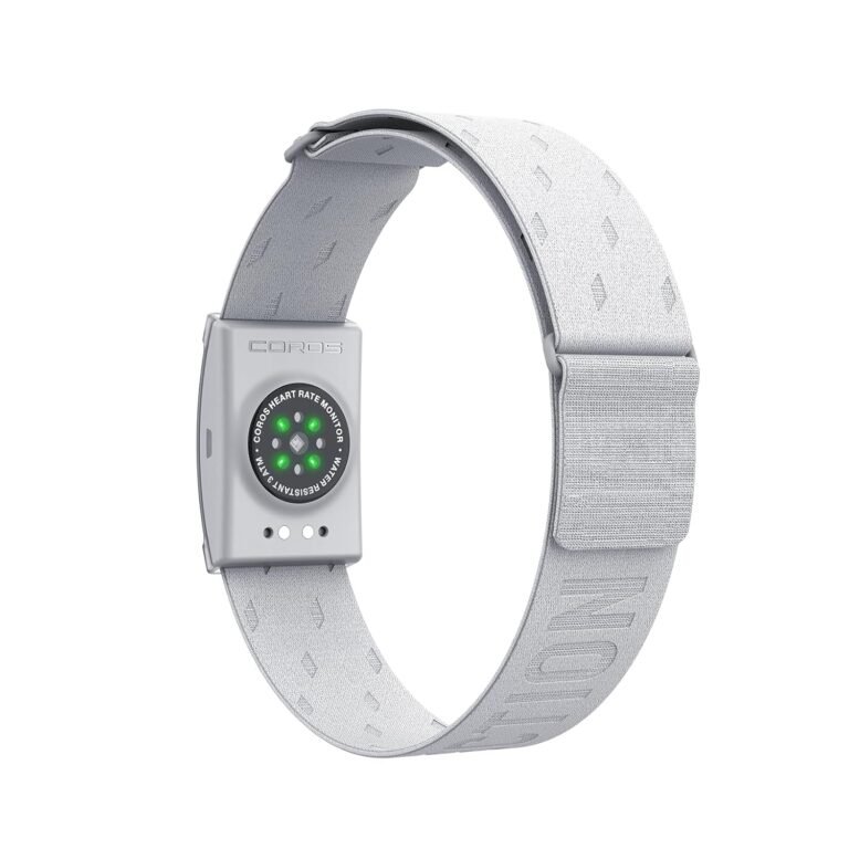 COROS Heart Rate Monitor Arm Band product packaging or device photograph