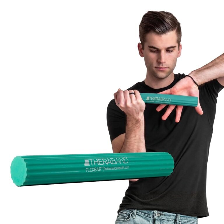 TheraBand FlexBar Resistance Bar Green product packaging or device photograph
