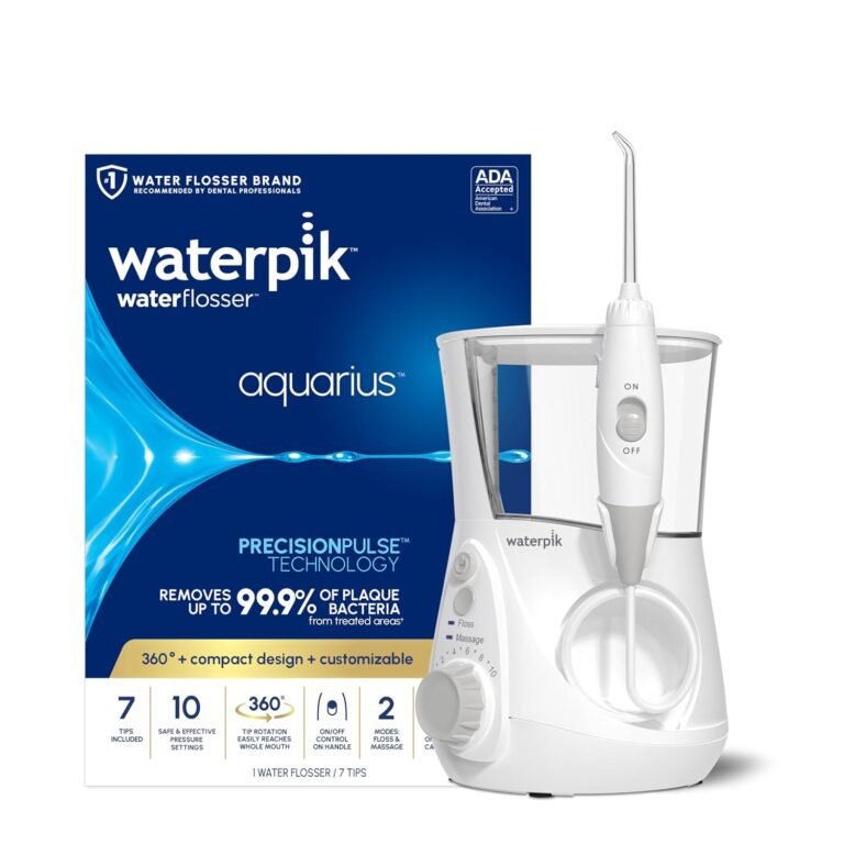 Waterpik Aquarius Water Flosser WP-660 product packaging or device photograph
