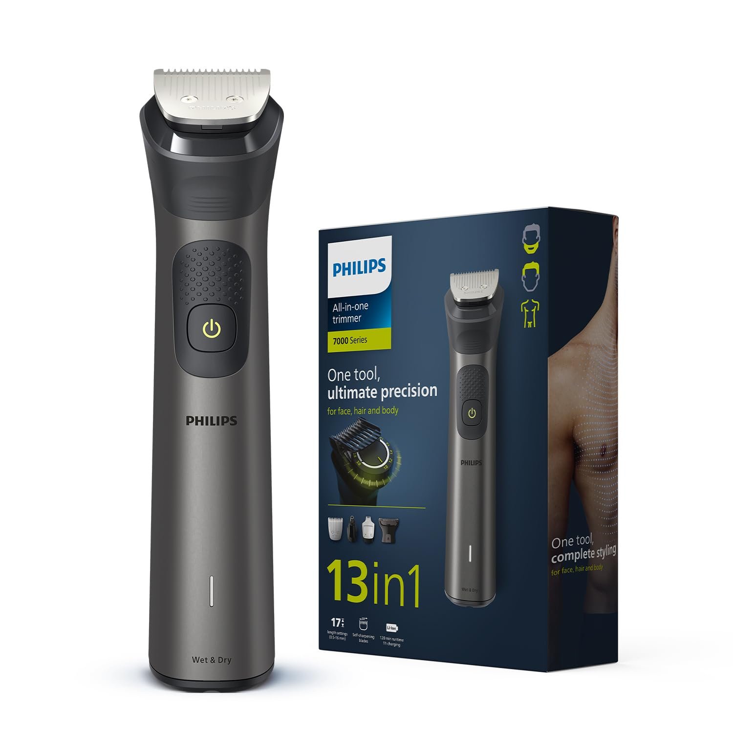Official product photograph of Philips MG7920/65 13-in-1 All-in-One Trimmer