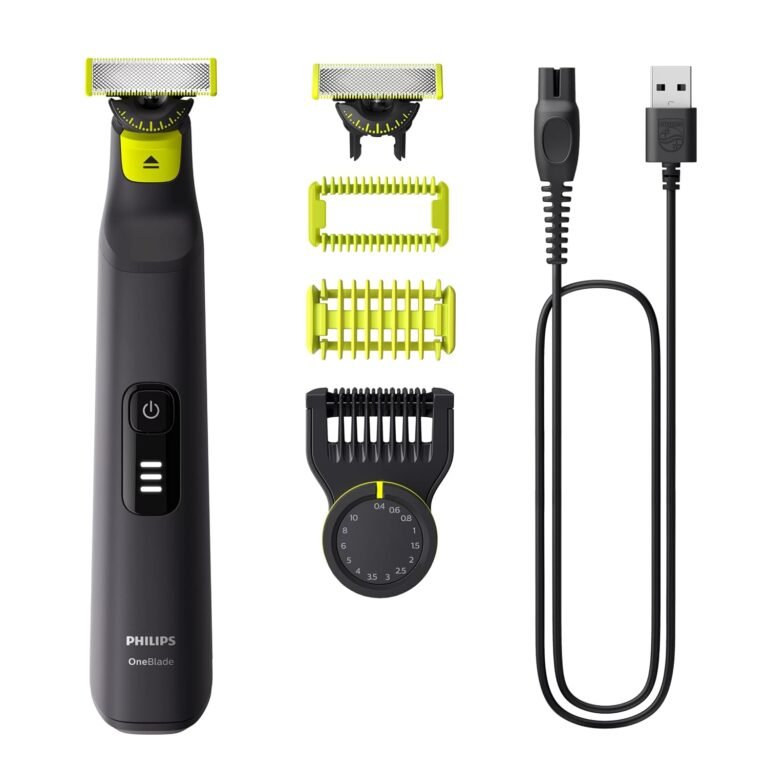 Official product photograph of Philips OneBlade Pro 360 QP6542/15 Face and Body Groomer
