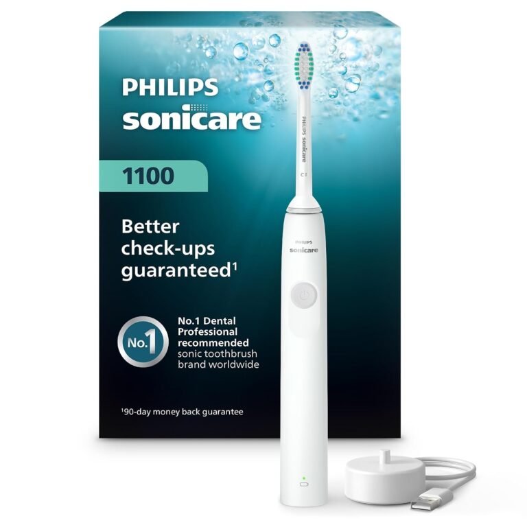 Official product photograph of Philips Sonicare 1100 Power Toothbrush HX3641/02