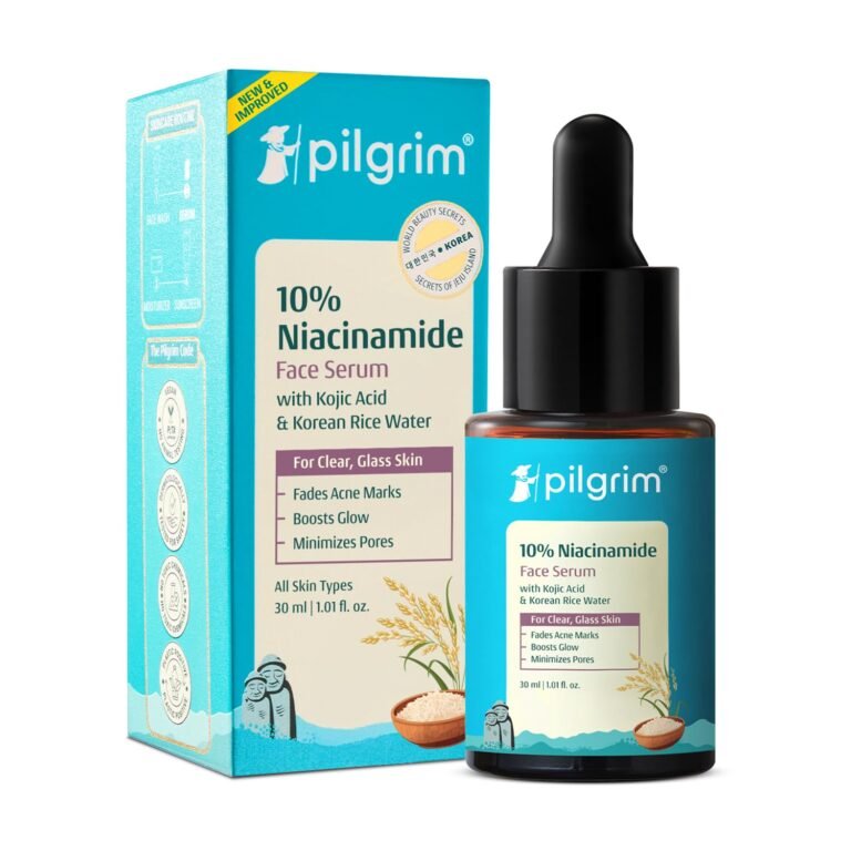 Pilgrim 10% Niacinamide Face Serum with Kojic Acid and Korean Rice Water 30ml — product photo showing the listed model or variant