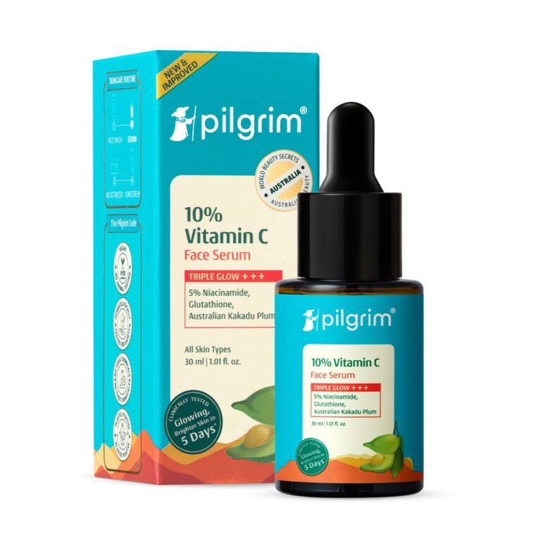 Official product photograph of Pilgrim 10% Vitamin C Face Serum 30ml
