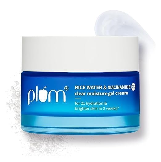 Plum 2% Niacinamide and Rice Water Superlight Gel Cream Moisturizer — product photo showing the listed model or variant