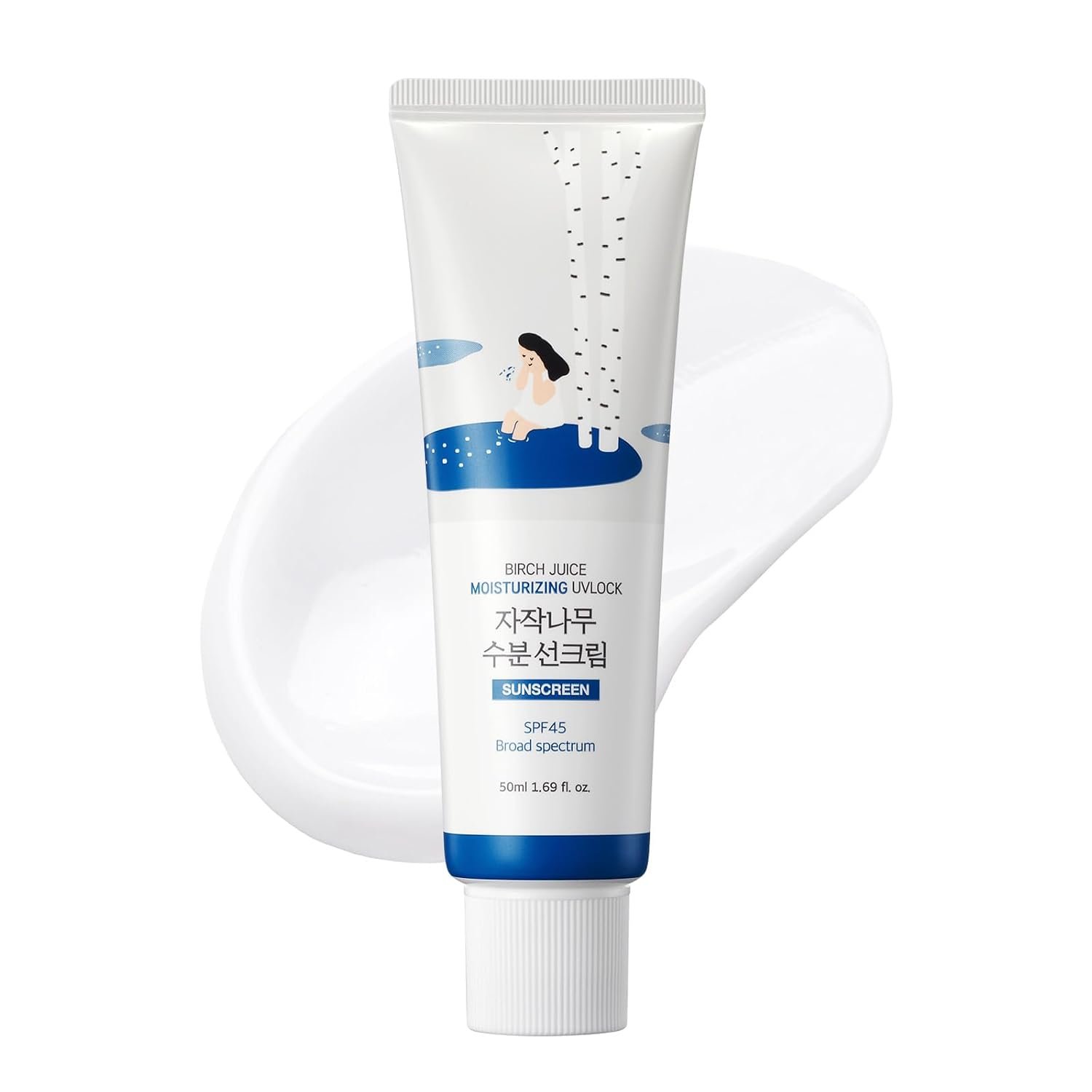 Round Lab Birch Juice Moisturizing Sunscreen SPF 45 — exact product package and variant photograph
