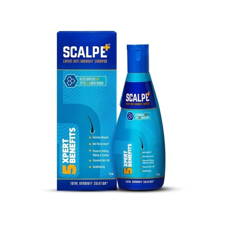 Scalpe Plus Anti-Dandruff Shampoo 75ml product packaging or equipment in the correct model and variant