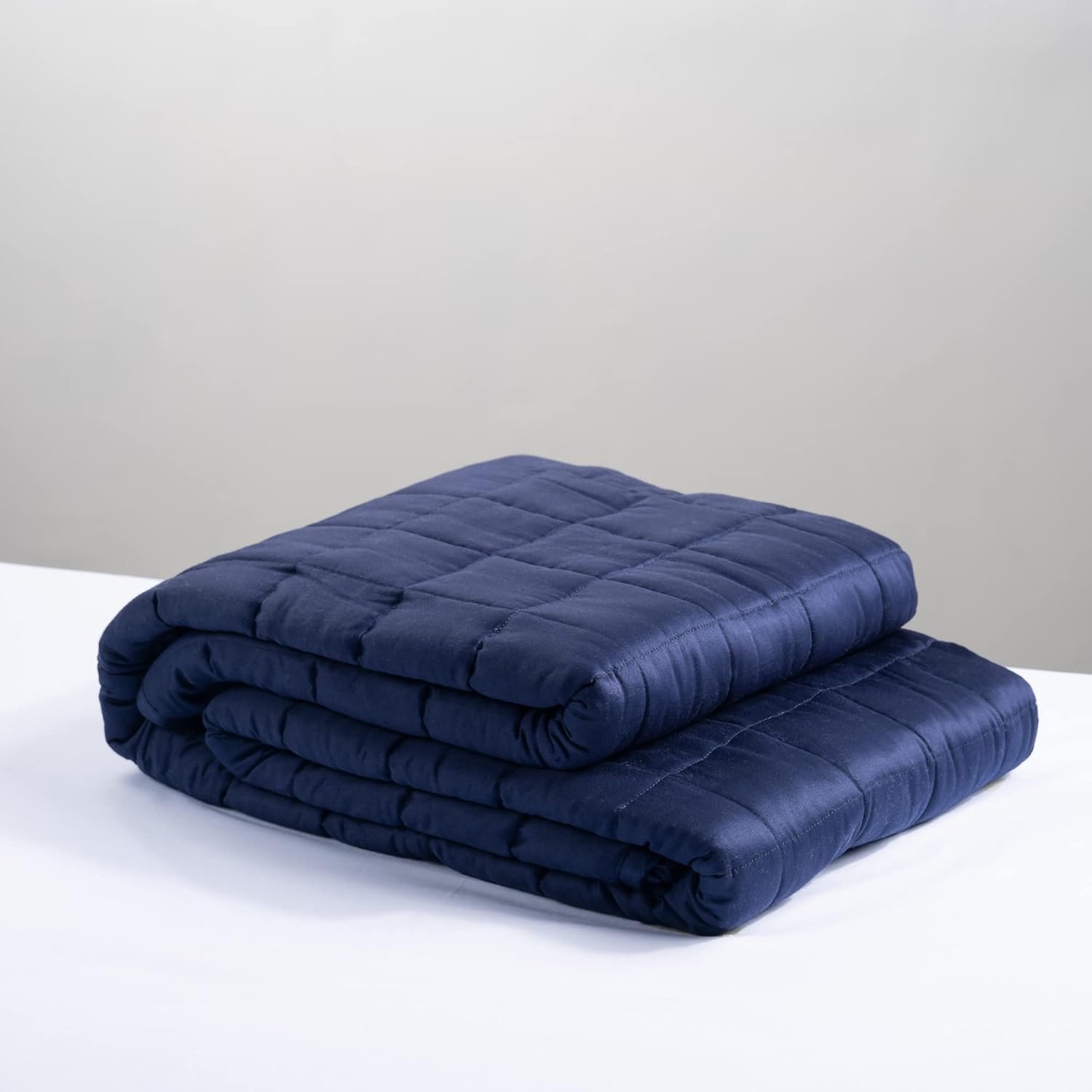 SleepyCat Cotton Single Size 4kg Weighted Blanket Midnight Blue 75 x 50 inch - Weighted Blankets product